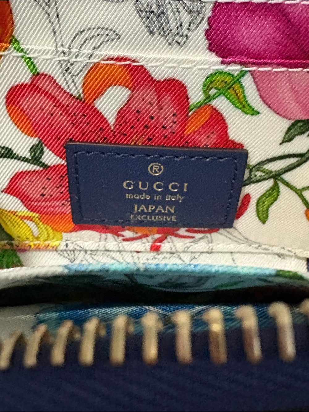 ๐๐ Authentic Gucci Flora Marmont Small Compact Zip Wallet - Japan Exclusive - Picture 7 of 8